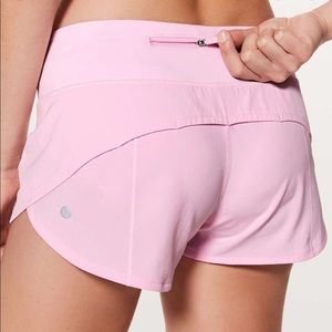 COPY - LULULEMON Speed up shorts PEARL PINK/LIGHT PINK